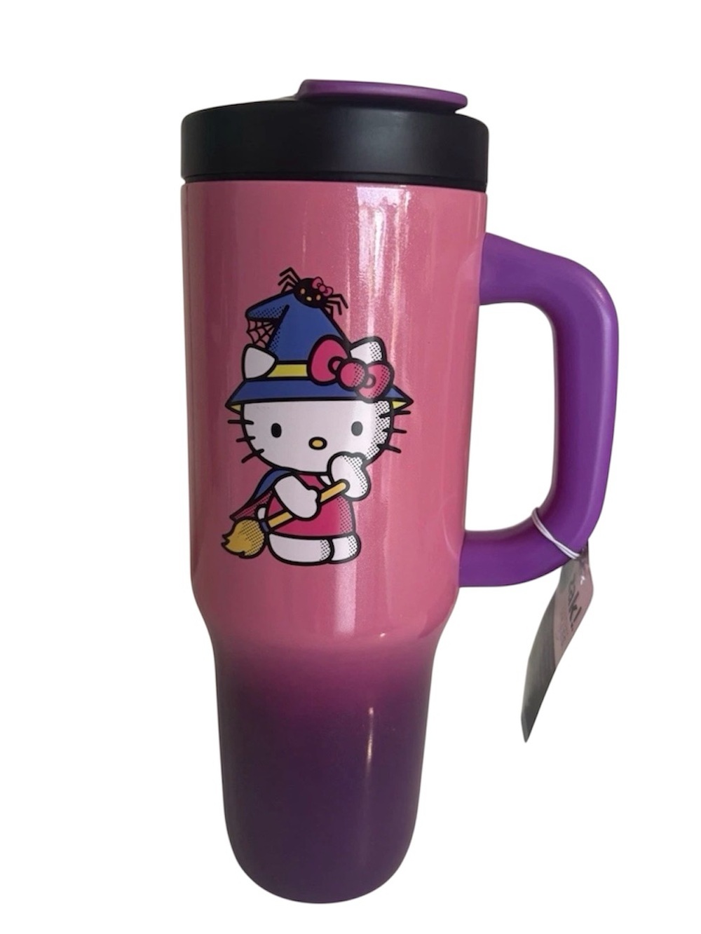 Hello Kitty Ombré 40oz Vacuum Insulated Tumbler w/ Handle Flip top lid by Zak